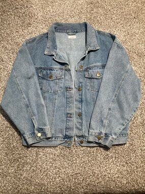 Mono B Oversized Light Blue Denim Jacket